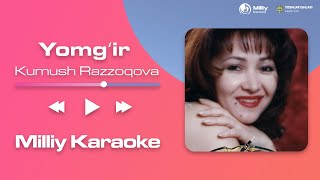 Kumush Razzoqova  Yomgir  Milliy Karaoke [upl. by Leryt]