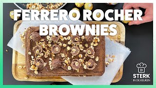 Ferrero Rocher Brownies  Koken amp bakken met SterkInDeKeuken [upl. by Lesirg]