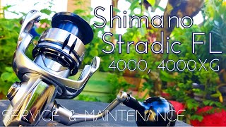 Shimano Stradic FL 4000  4000XG  Reel service and maintenance [upl. by Inohtna335]