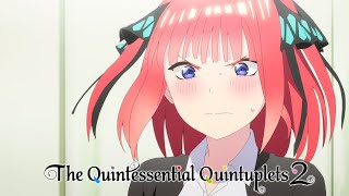 Nino coloca Fuutarou contra a parede  The Quintessential Quintuplets 2 [upl. by Okoyk575]