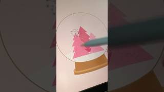 Procreate Christmas Advent Calendar  link in bio procreatebrushes procreatetutorials procreate [upl. by Gussman]