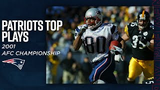 Patriots Top Plays from the 2001 AFC Championship Game  Throwback [upl. by Joseph]