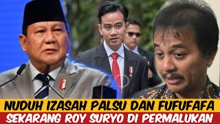 NUDUH IZASAH PALSU DAN FUFUFAFA  SEKARANG ROY SURYO DI PERMALUKAN [upl. by Lamson521]