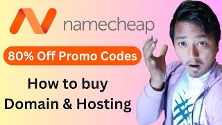 How to buy Namecheap Domain amp Hosting  80 Off Namecheap Promo Codes [upl. by Bernardo557]