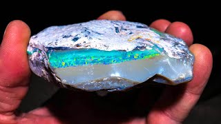 950 carat uncut gem rough opal  Im going in [upl. by Goat]