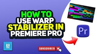 How to use warp stabilizer in premiere pro 2024 Fix Shaky video [upl. by Ericka]