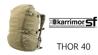 Karrimor SF THOR 40 Features amp Functions [upl. by Manus]