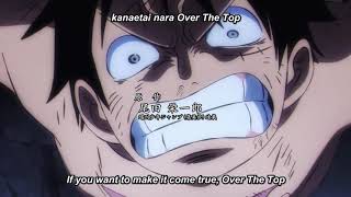 OVER THE TOP  Hiroshi Kitadani  One Piece Opening 22  Wano Kuni Arc [upl. by Eiruam]