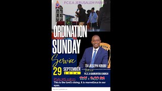 PCEA IMMANUEL CHURCH EV JOSEPH KIROBI ELDERSHIP ORDINATION  FAREWELL SERVICE [upl. by Norford]