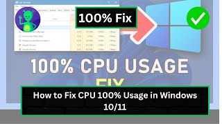 How to Fix CPU 100 Usage in Windows 1011 [upl. by Yerd]