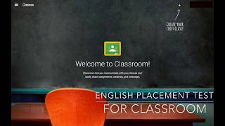 English test for Google Classroom [upl. by Reeves]