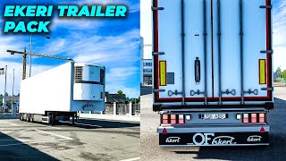 ETS2 MODS  EKERI Trailer Pack For ETS2 143 [upl. by Enileve]