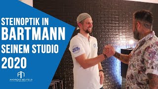 STEINOPTIK Wandpaneele Tapete im YouTube Studio vom Bartmann [upl. by Garrek]