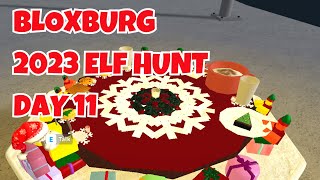 Welcome to Bloxburg 2023 Elf Hunt Day 11 [upl. by Burner]