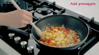 Sun Maid Recipe Cauliflower Rice With Pineapple amp Raisins [upl. by Brezin]