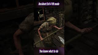 How you handle things with KNIFE shorts residentevil4remake [upl. by Jandel]