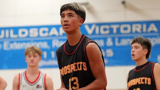 Marley Sam Aussie Prospects u18s 2024 Eltham Dandenong Junior Basketball Tournament Highlights [upl. by Lorene300]