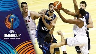 USA v Argentina  Slow Motion Recap  Final  FIBA AmeriCup 2017 [upl. by Icul]