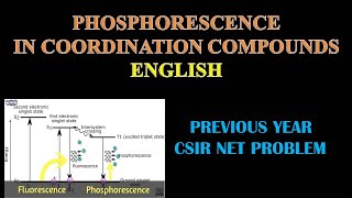 PART 18 PHOSPHORESCENCE IN COORDINATION COMPOUNDS ENGLISH [upl. by Retsae]