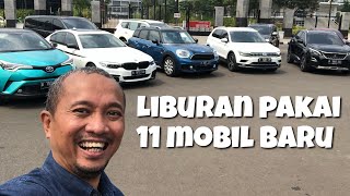 LIBURAN ALA OTODRIVER PAKAI 11 MEREK MOBIL  VLOG 99 [upl. by Doralin540]