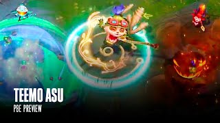 Teemo ASU All Skins  PBE Preview  League of Legends [upl. by Sirak]