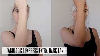 TESTING OUT TANOLOGIST EXPRESS EXTRA DARK TAN MOUSSE  LoveFings [upl. by Teak]