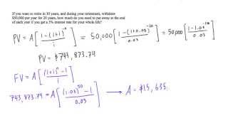 How much do you need to invest each year so you can withdraw X per year of retirement [upl. by Benjamen874]