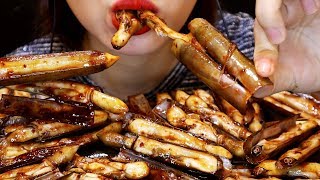 ASMR Spicy Stir Fried Razor Clams Ốc Móng Tay Xào CayEating Sounds 사운드 食べる咀嚼音먹방이팅 JanSan ASMR [upl. by Gunner]