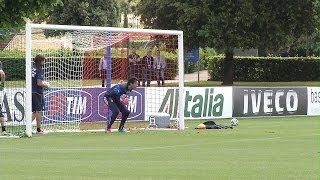 Lallenamento di Buffon e degli altri portieri azzurri [upl. by Friedrich]