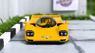 Sparky x Tiny Porsche Dauer 962 Le Mans  Yellow Unboxing and Closer Look [upl. by Yelsew588]