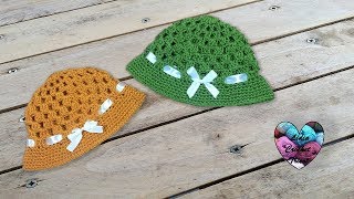 Chapeau été granny crochet toutes tailles [upl. by Scribner877]