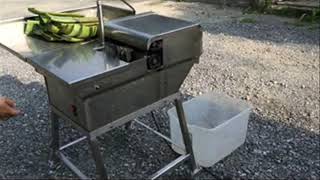 Aloe Vera Filleting Machine  Aloe Peeling Machine [upl. by Nathalie]