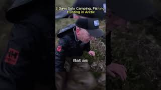 3 Days Solo Camping in Artic 🏕️ outdoorboys viralvideo survival alaska fyp camping [upl. by Irvin]