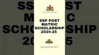 SSP PREMATRIC amp POST MATRIC SCHOLARSHIP SATARTED FAY202425 closing SOON [upl. by Arretahs]