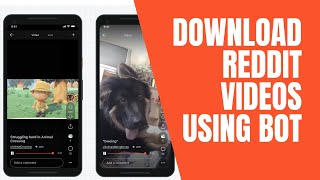 How To Download Reddit Videos Using Bot [upl. by Netsirc397]