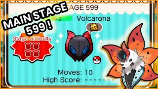 Pokemon Shuffle  Main Stage 599  Volcarona 5500 coins used [upl. by Ted]