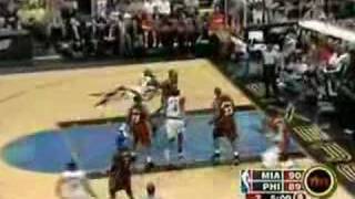 Allen Iverson 38pts 16asts vs Dwyane Wade Shaq Heat 0405 [upl. by Leo]