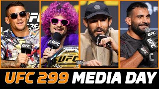 UFC 299 OMalley vs Vera 2 Media Day Live Stream  MMA Fighting [upl. by Arikat497]