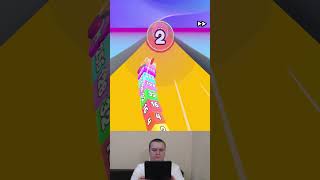 Jelly Tube Run 2048 ❗Level 101❗2048 games shorts [upl. by Macintosh]