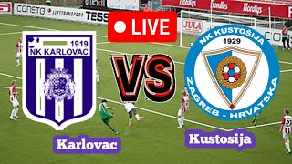 Karlovac Vs Kustosija Football Score Live streaming [upl. by Aihtak]