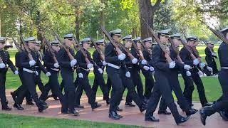 Watching midshipmen parade [upl. by Phina]