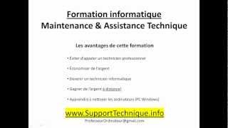 Cours de Maintenance 1 Introduction  Soutien et support technique assistance technique info [upl. by Carrington]