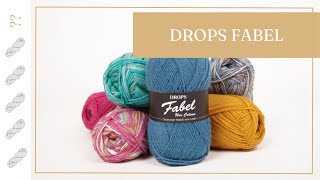 Drops Fabel Yarn Review  Untwisted Threads [upl. by Bashee]