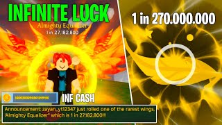 VERY OP  Wings RNG Infinite Luck amp Infinite Money Script  Get The BEST AURA Ingame [upl. by Afton]