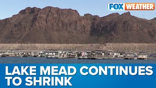 Drought Overuse of Colorado River Water Continues to Shrink Lake Mead [upl. by Anyak]