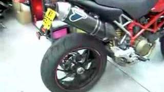 Ducati Hypermotard Exhaust Sound 2 [upl. by Elleval]