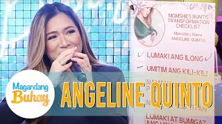 Angeline answers the Momshies Pregnant Transformation Checklist  Magandang Buhay [upl. by Assirt]