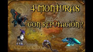 4 MONTURAS FÁCILES de terrallende  WOW 735 LEGIÓN [upl. by Rosalia422]