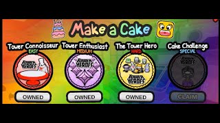 make a cake final follower tower heroes x make a cake collab [upl. by Talyah]