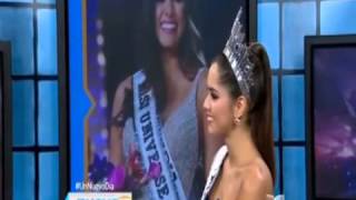 Miss Universo Paulina Vega en Un Nuevo Dia  Telemundo Parte 2 [upl. by Chita]